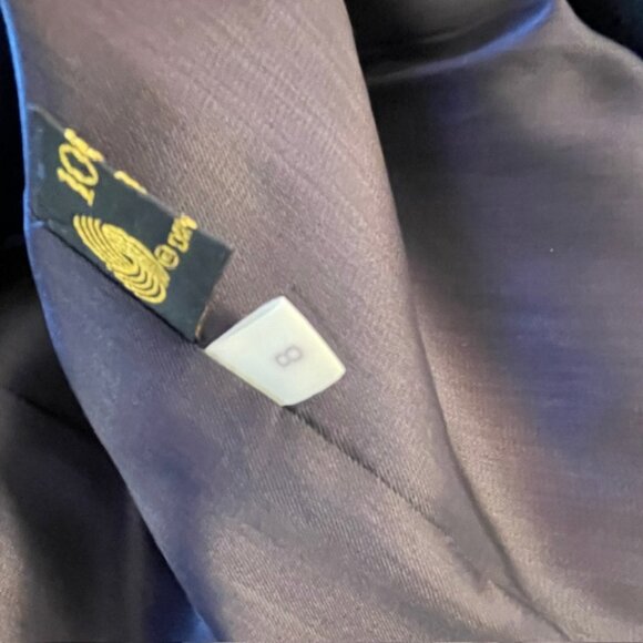 Vintage Tartan100% Wool Black Watch Plaid Double Breasted Blazer Jacket 8 - Picture 9 of 11